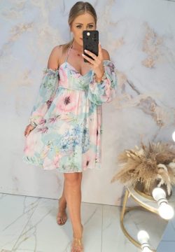 Sukienka La Diva Kwiaty