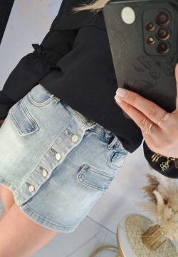 Spódnico-spodenki Jeansowe