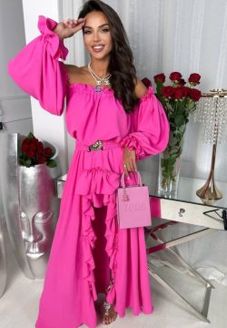 Sukienka Kleopatra Neon Róż